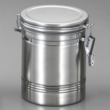 127x190mm/1.84L 密閉容器(ステンレス製) エスコ