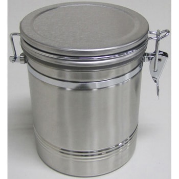 127x190mm/1.84L 密閉容器(ステンレス製) エスコ