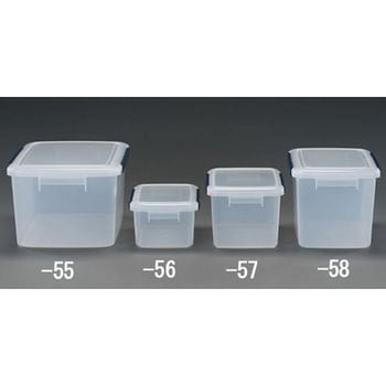 276x383x246mm/17.0L 密閉保存容器(PP製) エスコ