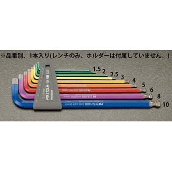 1.5x 80mm [Ball Hexagon]キーレンチ エスコ