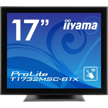 T1732MSC-B1X 17�^�t���f�B�X�v���C ProLite T1732MSC-B1X (���e�^�Ód�e�ʕ����^�b�`�p�l��) �}�[�x���u���b�N iiyama(�C�C���}) 49980298