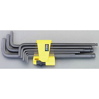 5/64-3/8"/9本組 [Hex-Plus]キーレンチ - エスコ