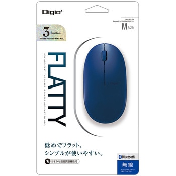Bluetooth 3ボタンBlue LEDマウス ナカバヤシ