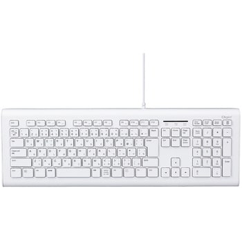 FKB-U246W 有線 静音キーボード 1個 ナカバヤシ 【通販サイトMonotaRO】