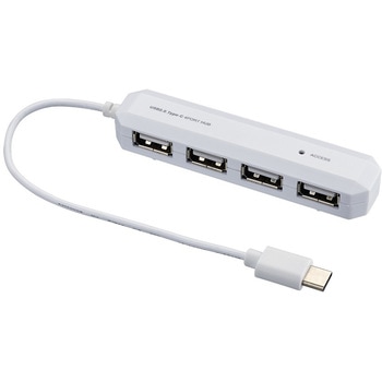 USB2．0/Type-C/4ポートハブ/15cm ナカバヤシ