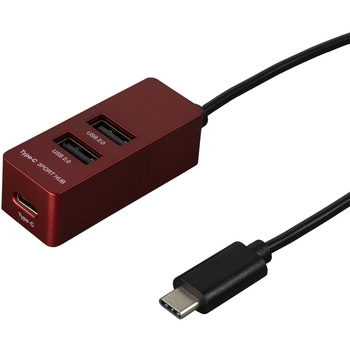 Type-C/USB2．0/3ポートハブ/120cm ナカバヤシ