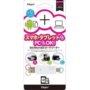 C&MicroB&A SDカードリーダー ナカバヤシ