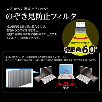 SF-FLGPV121W PC用のぞき見防止フィルタ 1個 ナカバヤシ 【通販サイト