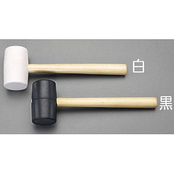 910g/70x370mm ゴムハンマー(黒) エスコ