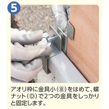 軽トラック用コンパネ固定金具 アオリハイサポート パネフリ工業