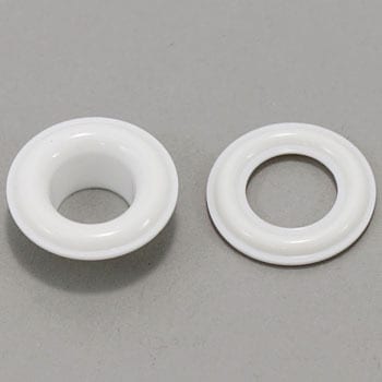 EA576MM-32 10mm プラスティックハトメ(白/30組) エスコ 1個 EA576MM