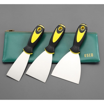 3本組 パテベラセット(ステンレス/中軟) エスコ