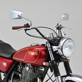 新品デイトナミラー左右ハイビジミラー CLASSIC M10クロームメッキロー ハイビジミラー ロッドタイプ CLASSIC クロームメッキ/ロー