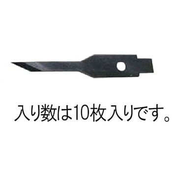 2.5x0.4mm ナイフ替刃(EA589AA-2用/10枚) エスコ