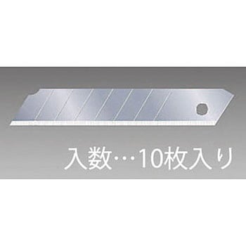100x18x0.5mm カッターナイフ替刃(10枚) エスコ