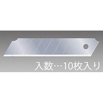 126x25x0.7mm カッターナイフ替刃(10枚) エスコ