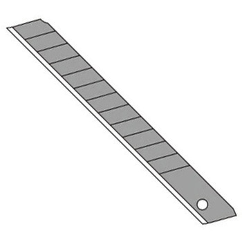 80x 9x0.38mm カッターナイフ替刃(10枚) - エスコ