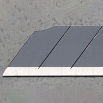 80x 9x0.38mm カッターナイフ替刃(10枚) - エスコ