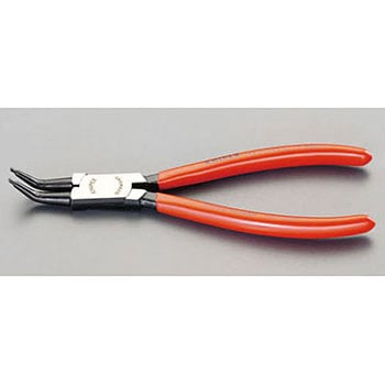 8- 13mm 穴用スナップリングプライヤー/45° エスコ