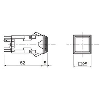 角コマンドスイッチ AG22・AG23 表示灯 富士電機