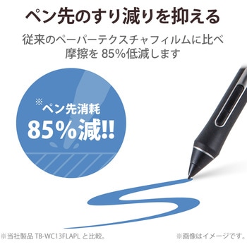 ワコム Wacom Intuos Pro medium 保護フィルム ペーパーライク ケント紙 指紋反射防止 エレコム