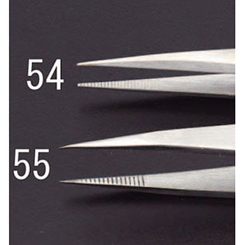 0.3x115mm/ 1B  精密用ピンセット(ステンレス製) エスコ