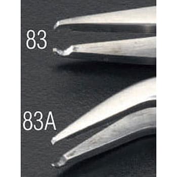 EA595AK-83A 120mm/201 精密用ピンセット(ステンレス製) 1個 エスコ