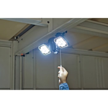 14W×2灯フリーアーム式LEDセンサーライト ライテックス(ムサシ)