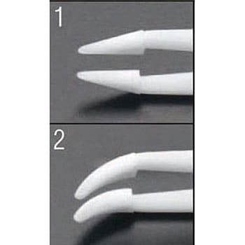118mm/P2AB 精密用ピンセット(デルリン製) エスコ