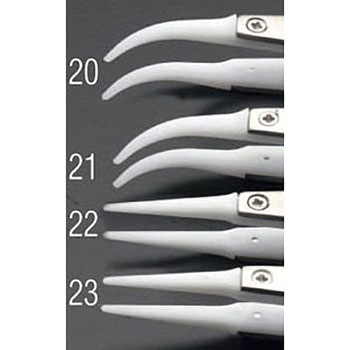 120mm 精密用ピンセット(デルリン/ステンレス製) エスコ