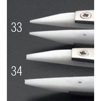 115mm 精密用ピンセット(デルリン/ステンレス製) エスコ
