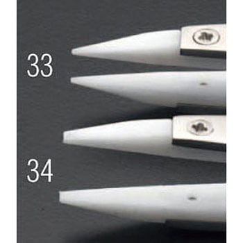 115mm 精密用ピンセット(デルリン/ステンレス製) エスコ