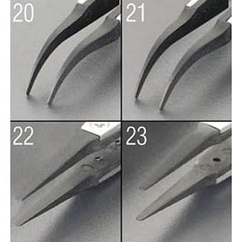 120mm 精密用ピンセット(ステンレス製 ESD) エスコ