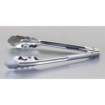 240mm リング付トング(ステンレス製) エスコ