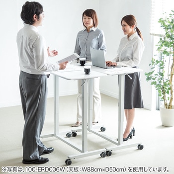 2本脚ガス昇降デスク サンワダイレクト