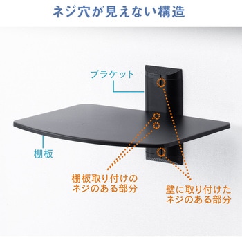 壁掛シェルフスタンド サンワダイレクト