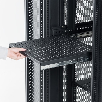 観音扉19インチマウントサーバーラック(24U) サンワダイレクト