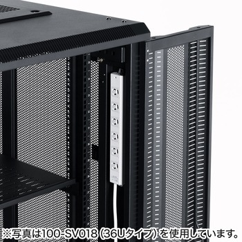 観音扉19インチマウントサーバーラック(24U) サンワダイレクト