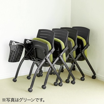 ミーティングチェア(メモ台付き) サンワダイレクト