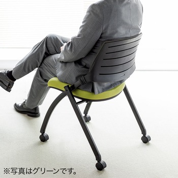 ミーティングチェア(メモ台付き) サンワダイレクト