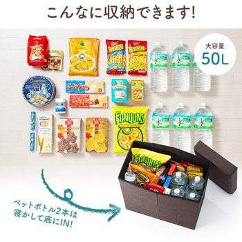 収納BOXスツール サンワダイレクト