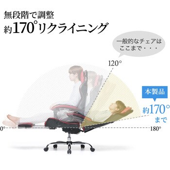 収納式オットマン付リクライニングチェア サンワダイレクト