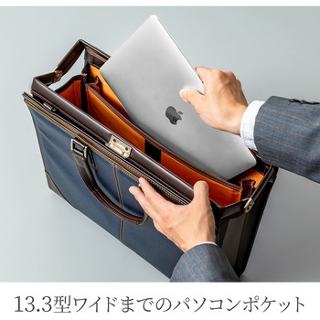 コーティングデニムダレスバッグ サンワダイレクト