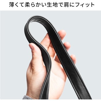 トートバッグ(合皮、ブラック) サンワダイレクト