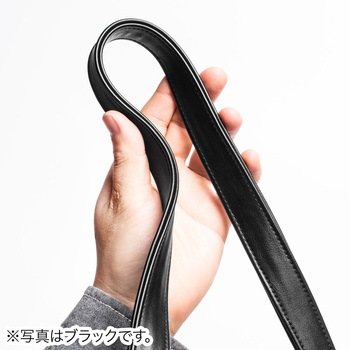 トートバッグ(合皮、ネイビー/ブラック) サンワダイレクト