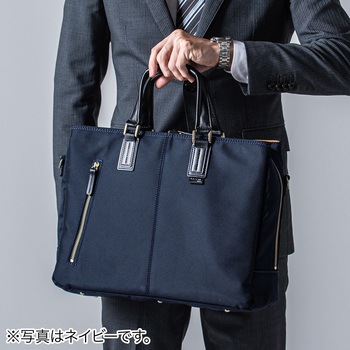 日本製ビジネスバッグ(3方ファスナー) サンワダイレクト