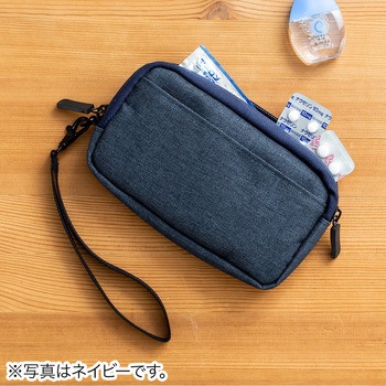 ガジェットポーチ(S、グレー) サンワダイレクト
