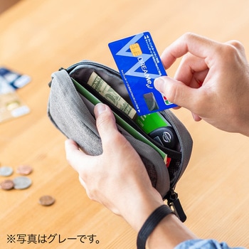 ガジェットポーチ(S、ネイビー) サンワダイレクト