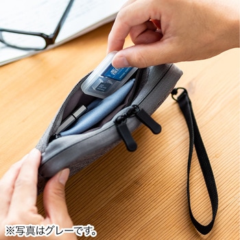 ガジェットポーチ(S、ネイビー) サンワダイレクト