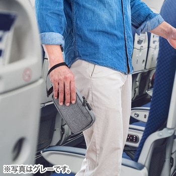 ガジェットポーチ(S、ネイビー) サンワダイレクト